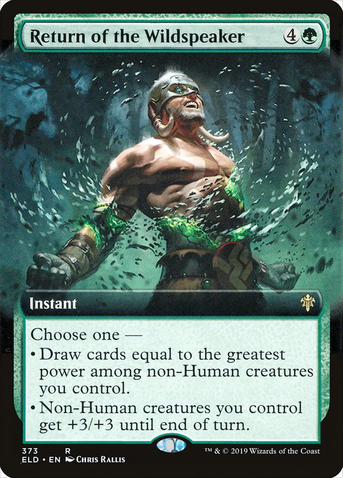 Return of the Wildspeaker (Extended Art) [Throne of Eldraine] | Odin's Place