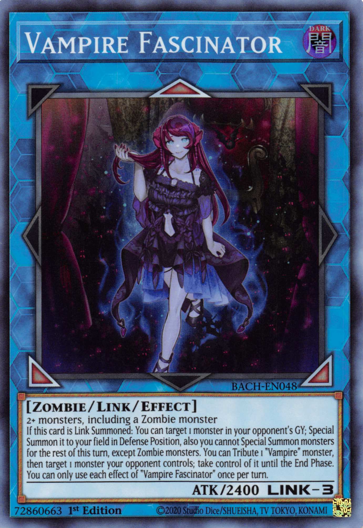 Vampire Fascinator [BACH-EN048] Super Rare | Odin's Place