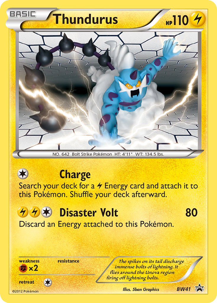 Thundurus (BW41) [Black & White: Black Star Promos] | Odin's Place