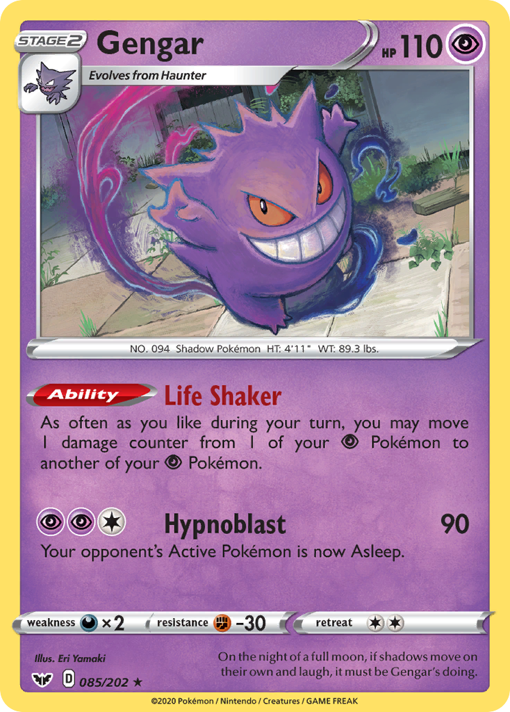 Gengar (085/202) [Sword & Shield: Base Set] | Odin's Place