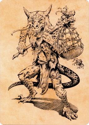 Taunting Kobold Art Card [Commander Legends: Battle for Baldur's Gate Art Series] | Odin's Place