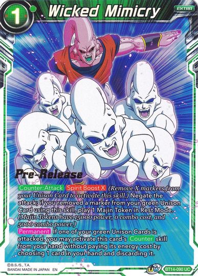 Wicked Mimicry (BT14-090) [Cross Spirits Prerelease Promos] | Odin's Place