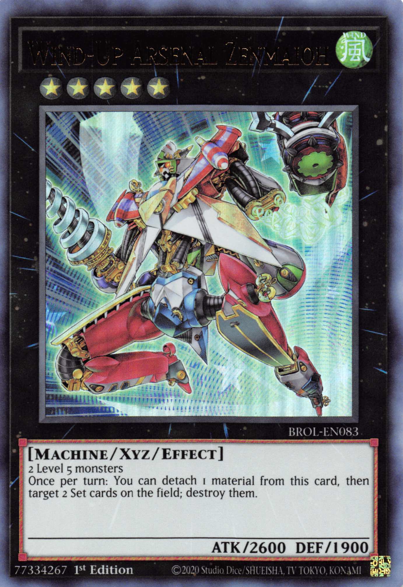 Wind-Up Arsenal Zenmaioh [BROL-EN083] Ultra Rare | Odin's Place