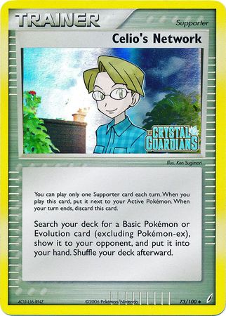 Celio's Network (73/100) (Stamped) [EX: Crystal Guardians] | Odin's Place
