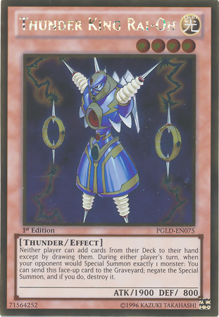 Thunder King Rai-Oh [PGLD-EN075] Gold Rare | Odin's Place