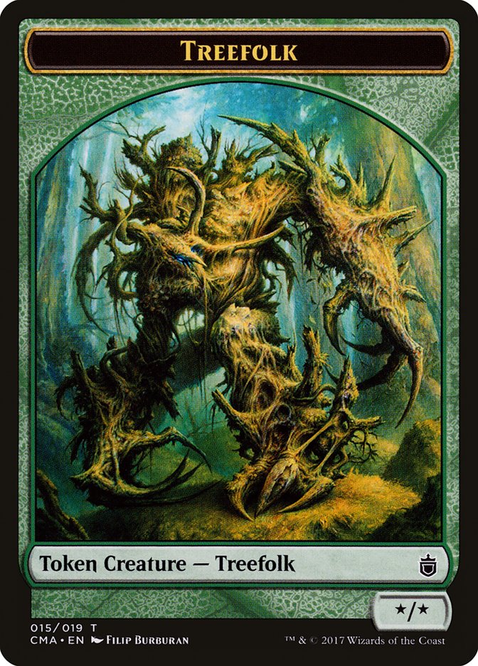 Treefolk Token (15) [Commander Anthology Tokens] | Odin's Place