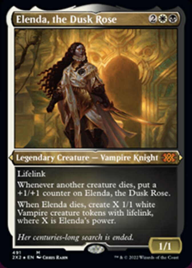 Elenda, the Dusk Rose (Foil Etched) [Double Masters 2022] | Odin's Place