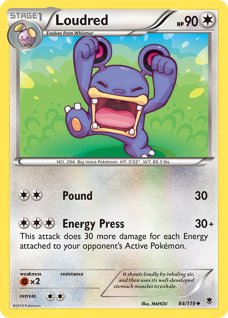 Loudred (84/119) [XY: Phantom Forces] | Odin's Place