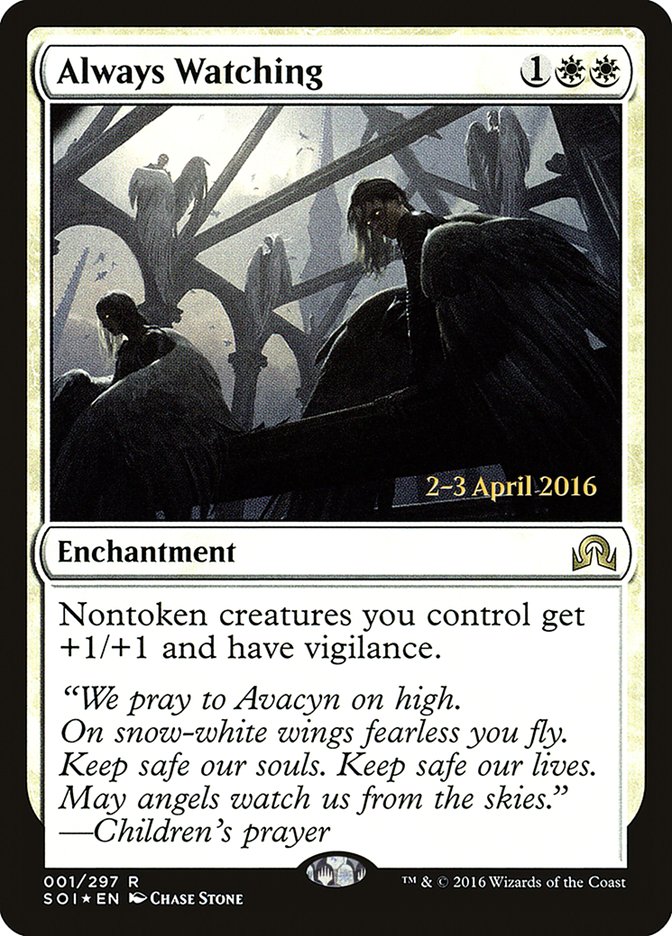 Always Watching (1) [Shadows over Innistrad Prerelease Promos] | Odin's Place