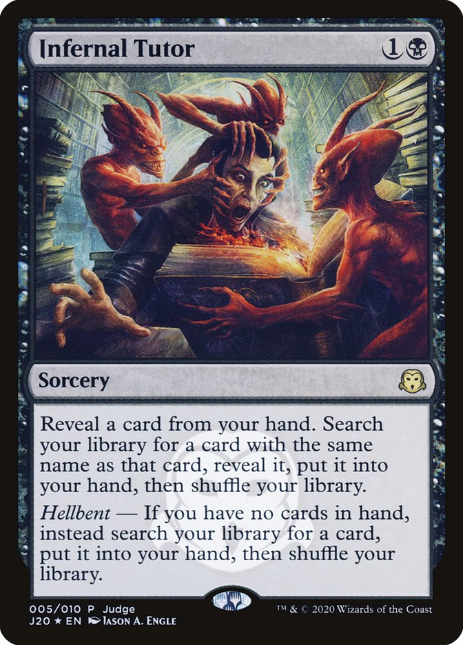 Infernal Tutor [Judge Gift Cards 2020] | Odin's Place