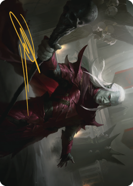 Baeloth Barrityl, Entertainer Art Card (Gold-Stamped Signature) [Commander Legends: Battle for Baldur's Gate Art Series] | Odin's Place