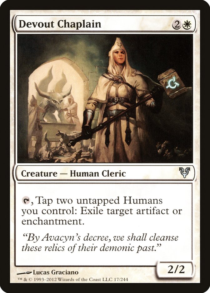 Devout Chaplain (17) [Avacyn Restored] | Odin's Place