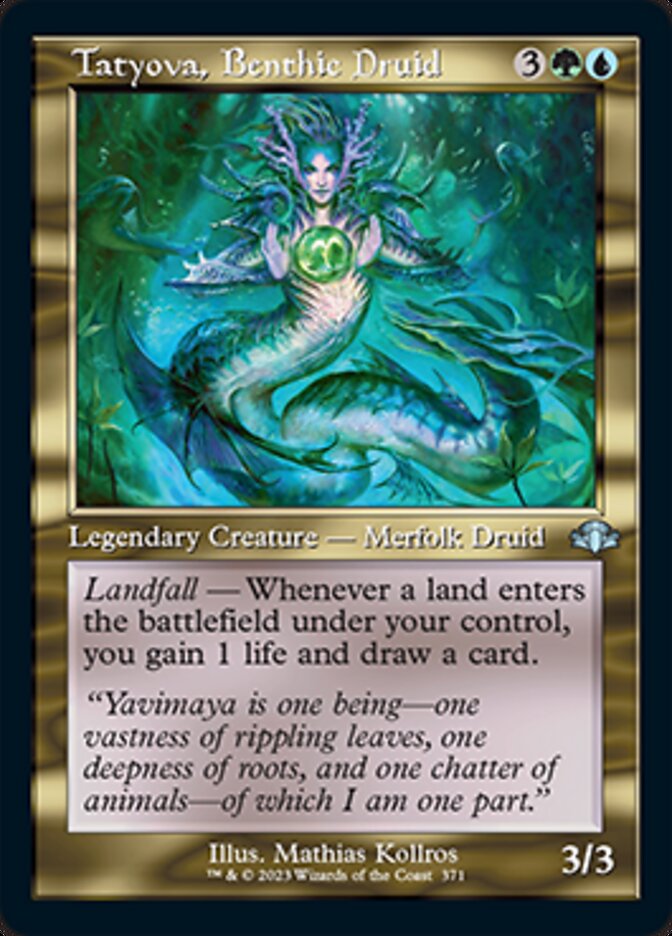Tatyova, Benthic Druid (Retro) [Dominaria Remastered] | Odin's Place