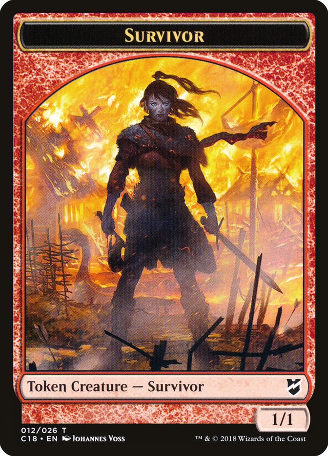 Survivor Token [Commander 2018 Tokens] | Odin's Place