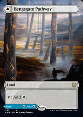 Hengegate Pathway // Mistgate Pathway (Borderless Alternate Art) [Kaldheim] | Odin's Place