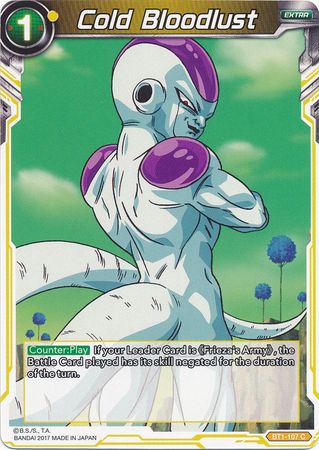 Cold Bloodlust (BT1-107) [Galactic Battle] | Odin's Place