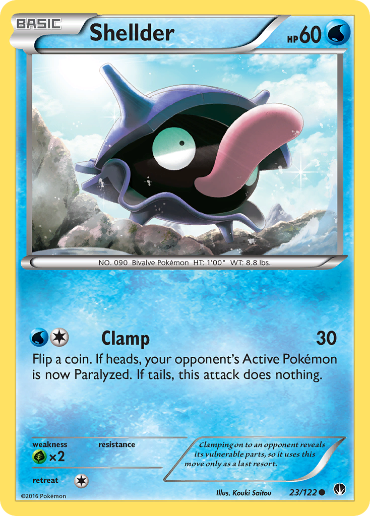 Shellder (23/122) [XY: BREAKpoint] | Odin's Place