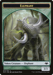Soldier (004) // Elephant (012) Double-Sided Token [Modern Horizons Tokens] | Odin's Place