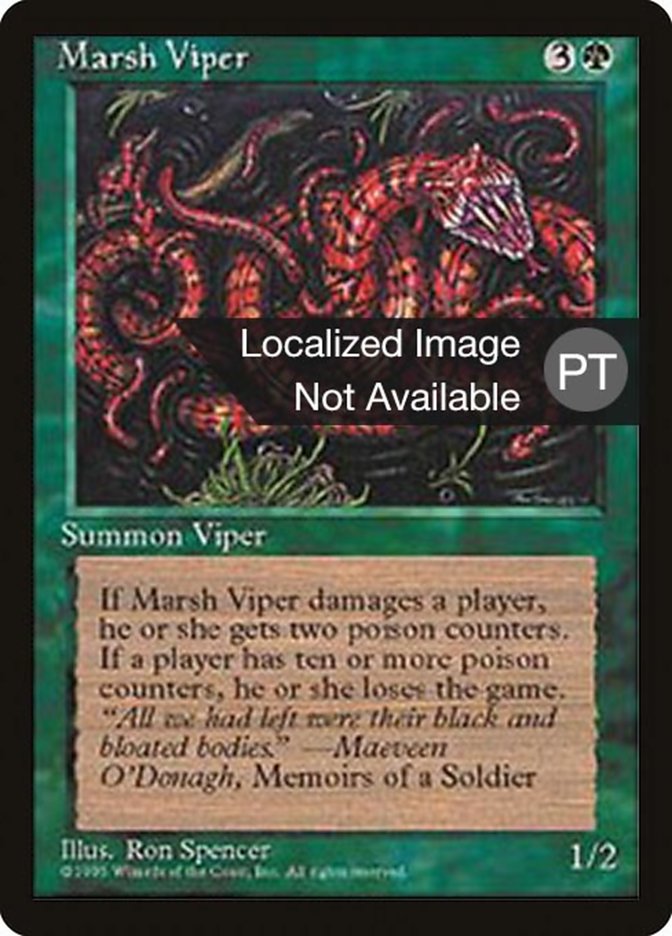 Marsh Viper [Fourth Edition (Foreign Black Border)] | Odin's Place