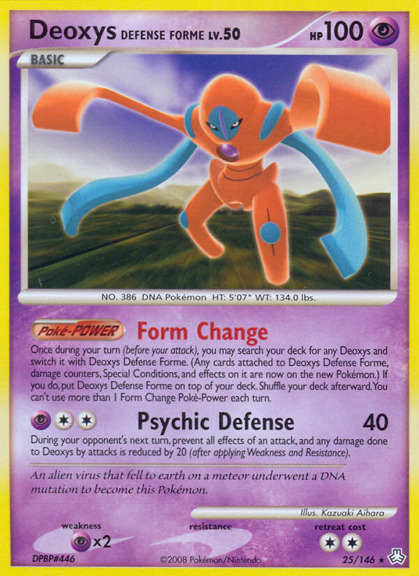 Deoxys Defense Forme (25/146) [Diamond & Pearl: Legends Awakened] | Odin's Place