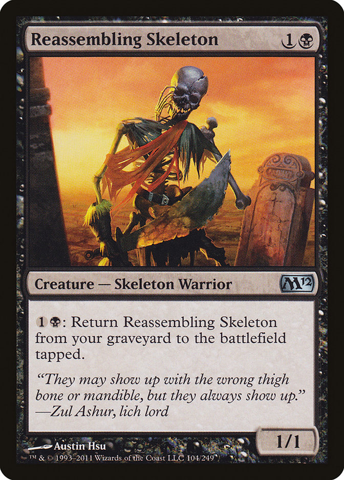Reassembling Skeleton (104) [Magic 2012] | Odin's Place