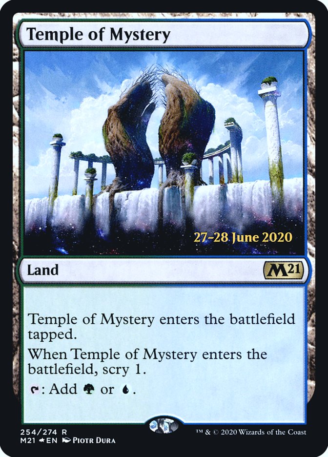 Temple of Mystery [Core Set 2021 Prerelease Promos] | Odin's Place