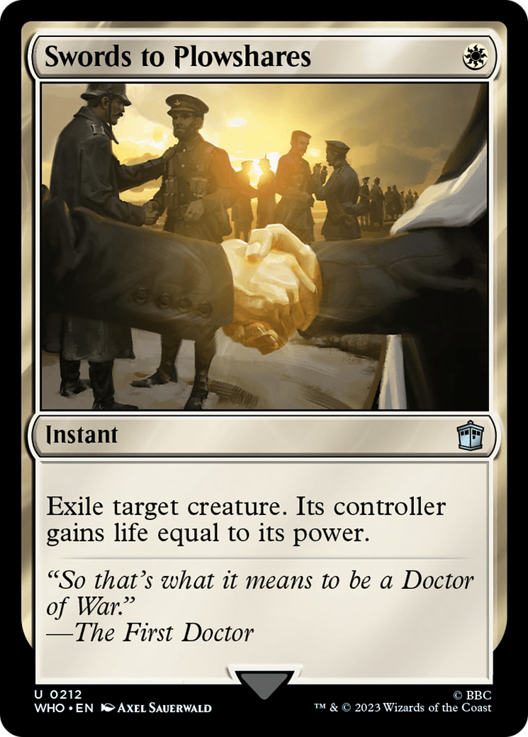 Swords to Plowshares [Doctor Who] | Odin's Place