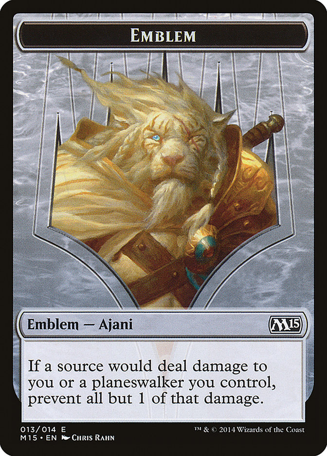 Ajani Steadfast Emblem (13) [Magic 2015 Tokens] | Odin's Place