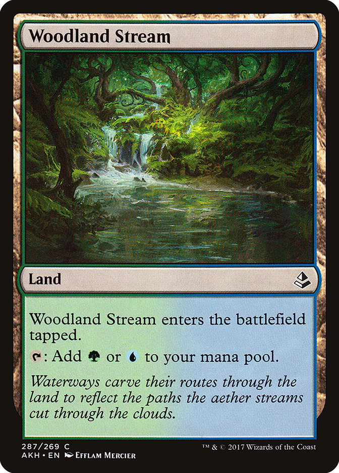 Woodland Stream (287) [Amonkhet] | Odin's Place