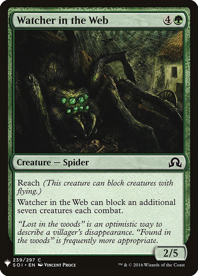 Watcher in the Web [Mystery Booster] | Odin's Place