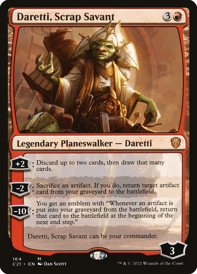 Daretti, Scrap Savant [Commander 2021] | Odin's Place