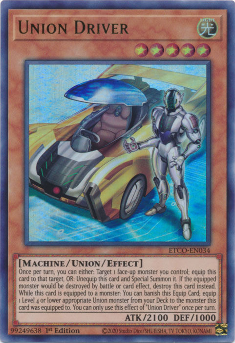 Union Driver [ETCO-EN034] Ultra Rare | Odin's Place