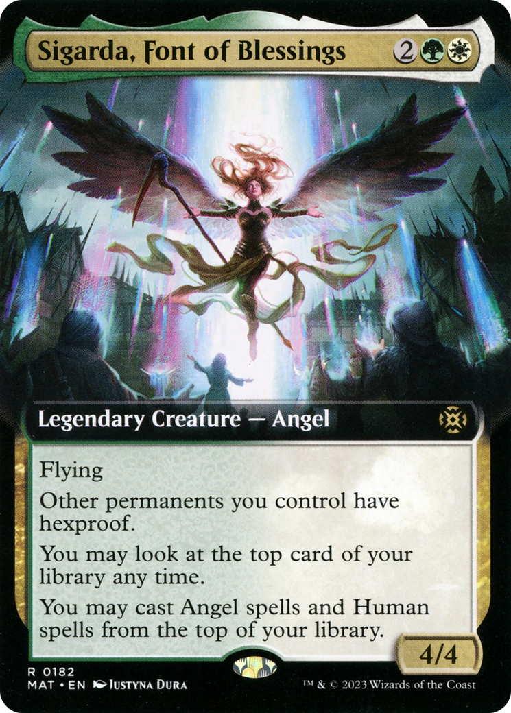 Sigarda, Font of Blessings (Extended Art) [March of the Machine: The Aftermath] | Odin's Place