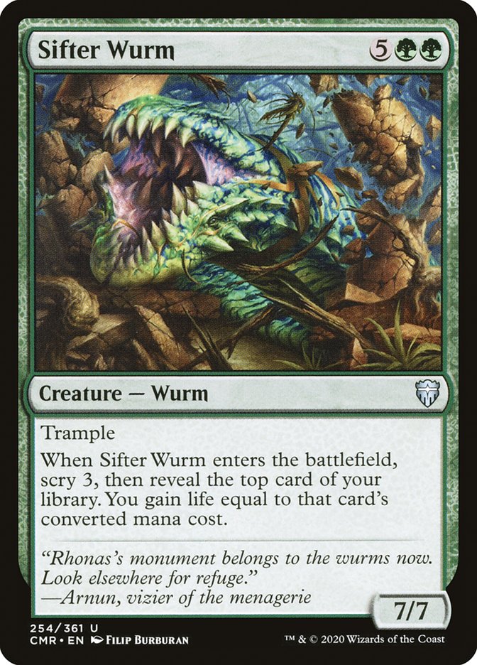 Sifter Wurm [Commander Legends] | Odin's Place