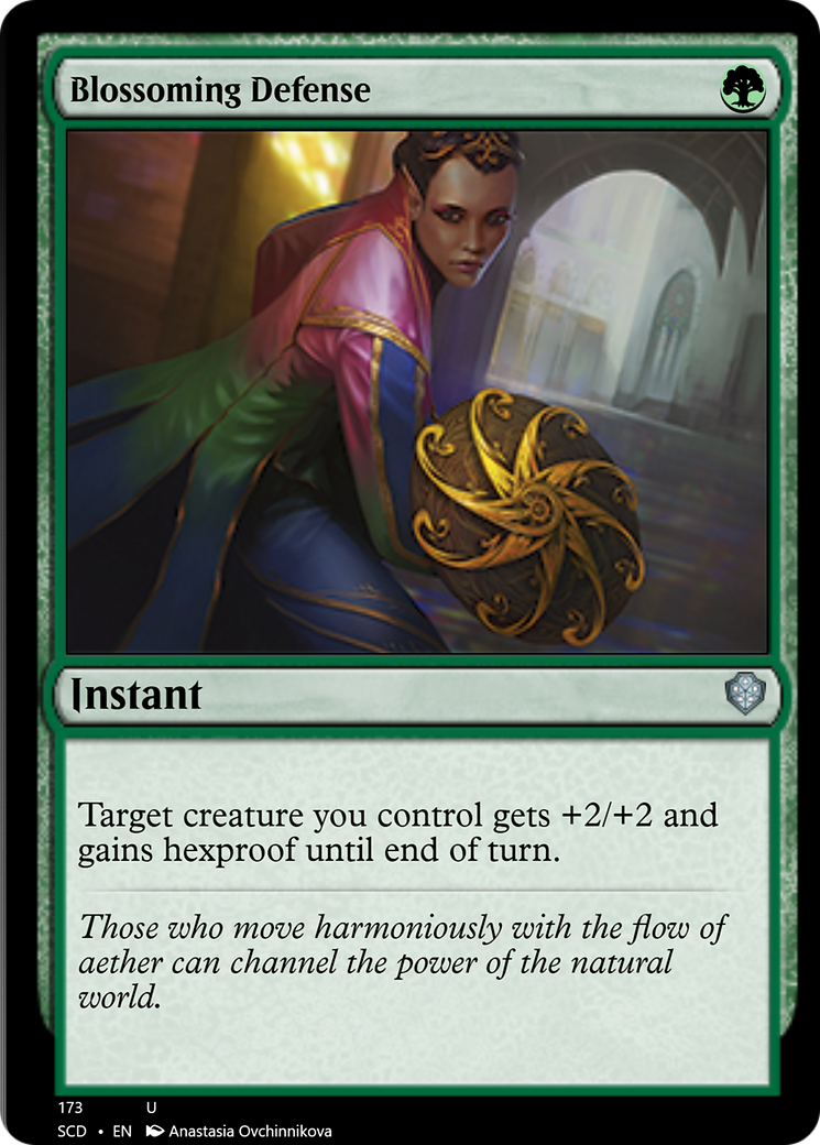 Blossoming Defense [Starter Commander Decks] | Odin's Place
