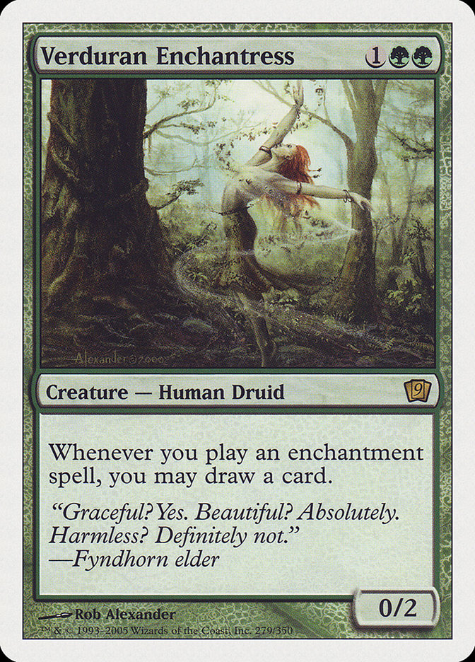 Verduran Enchantress (279) [Ninth Edition] | Odin's Place