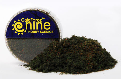 Gale Force 9 Miniatures Tools: Hobby Round Conifer Flock Blend | Odin's Place