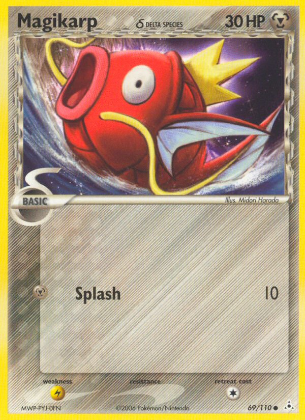 Magikarp (69/110) (Delta Species) [EX: Holon Phantoms] | Odin's Place