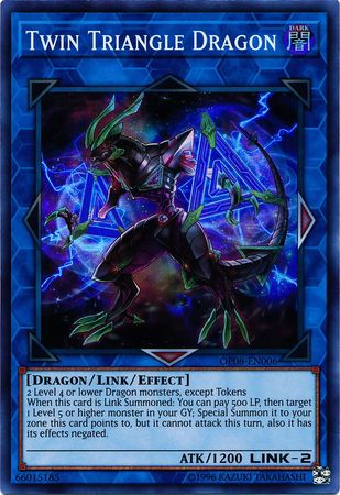 Twin Triangle Dragon [OP08-EN006] Super Rare | Odin's Place