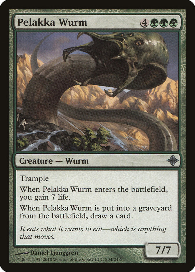 Pelakka Wurm (204) [Rise of the Eldrazi] | Odin's Place
