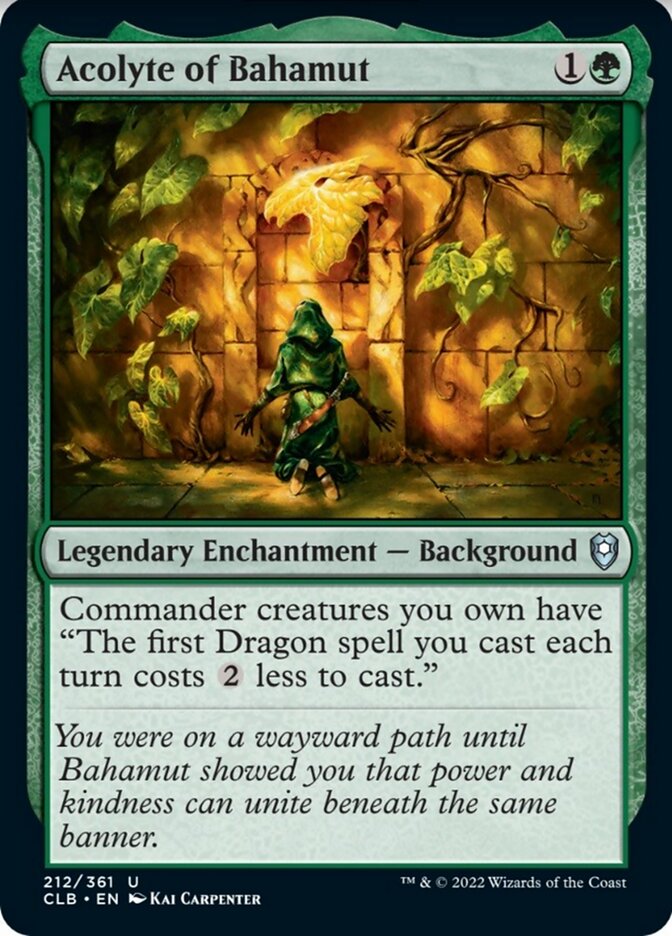 Acolyte of Bahamut [Commander Legends: Battle for Baldur's Gate] | Odin's Place