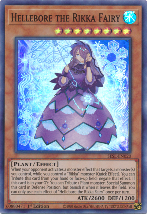 Hellebore the Rikka Fairy [SESL-EN020] Super Rare | Odin's Place