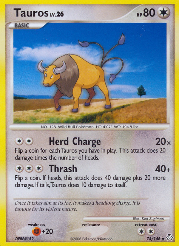 Tauros (74/146) [Diamond & Pearl: Legends Awakened] | Odin's Place