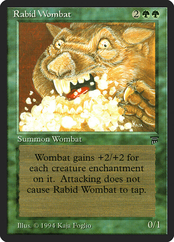 Rabid Wombat (198) [Legends] | Odin's Place