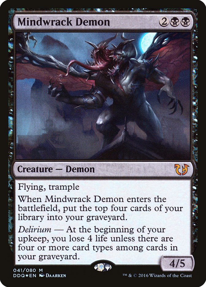Mindwrack Demon (41) [Duel Decks: Blessed vs. Cursed] | Odin's Place