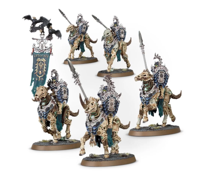 Warhammer Age of Sigmar: Ossiarch Bonereapers Kavalos Deathriders | Odin's Place