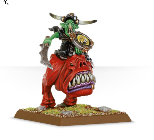 Warhammer Age of Sigmar: Gloomspite Loonboss on Giant cave Squig | Odin's Place
