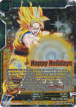 Son Goku, the Path to Godhood (Gift Box 2019) (BT8-068) [Promotion Cards] | Odin's Place