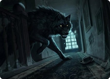 Primal Adversary Art Card [Innistrad: Midnight Hunt Art Series] | Odin's Place