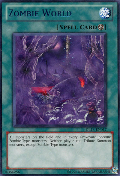 Zombie World (Purple) [DL13-EN017] Rare | Odin's Place
